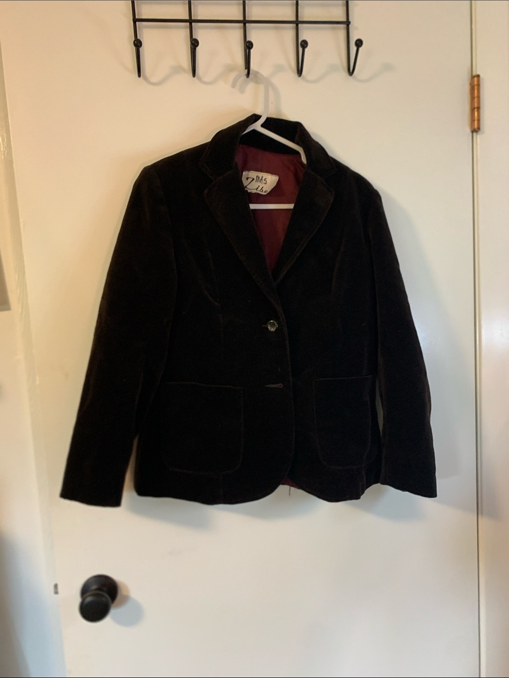 Classic Brown Corduroy Blazer Jacket - Tailored Single-Button